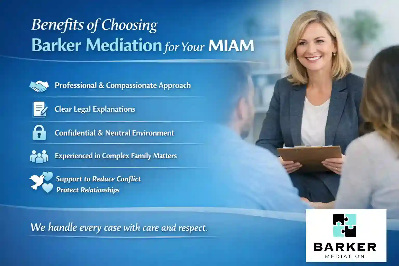 Benefits of Choosing Barker Mediation for Your MIAM Bristol