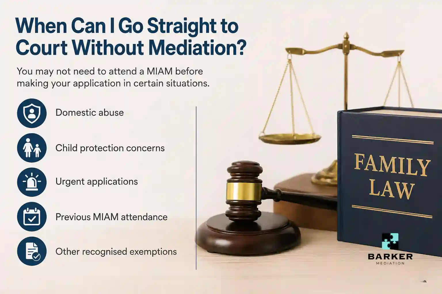 When Can I Go Straight to Court Without Mediation Bristol?